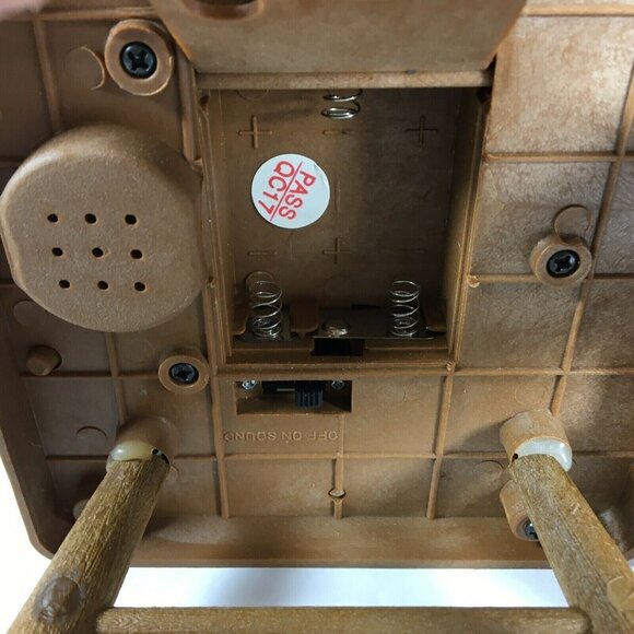 Vintage Santa Claus Xmas Rocking Chair Gemmy Musical Sings Jingle Bells FLAW - Picture 12 of 13